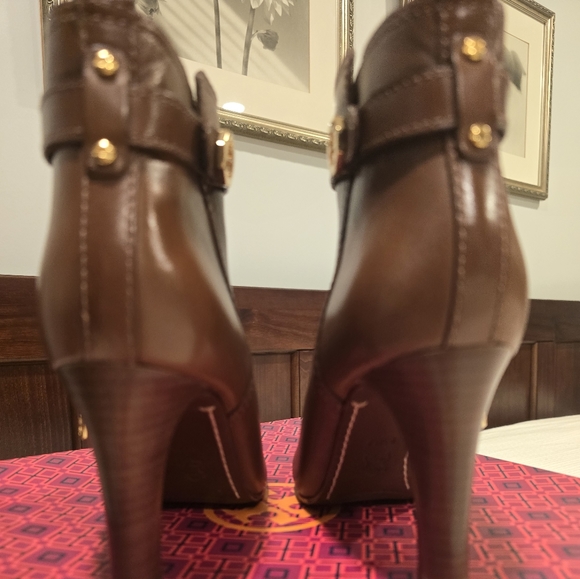 Tory Burch Brita Booties - Almond - Picture 2 of 4